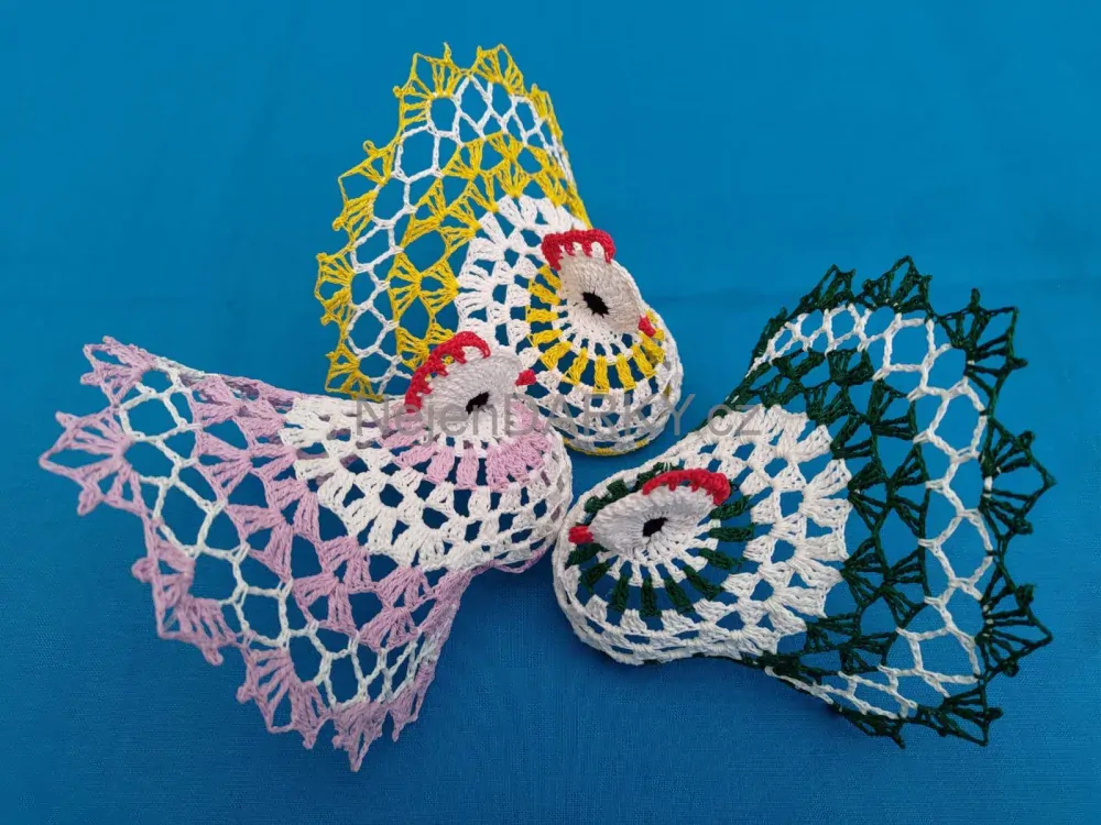 Krajková slepička růžová