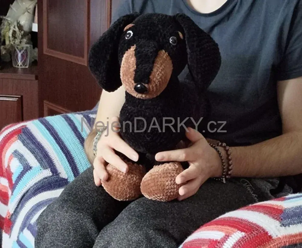 Jezevčík černý hebký - dokonalý dárek pro vaše děti