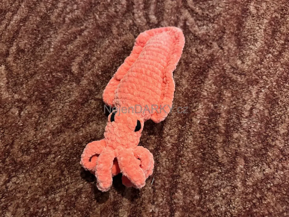 Originální hebká sépie - korálová