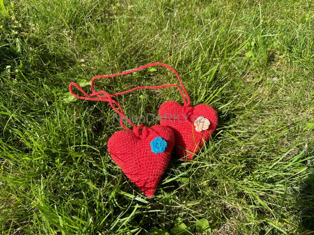 Krásné srdce s květem