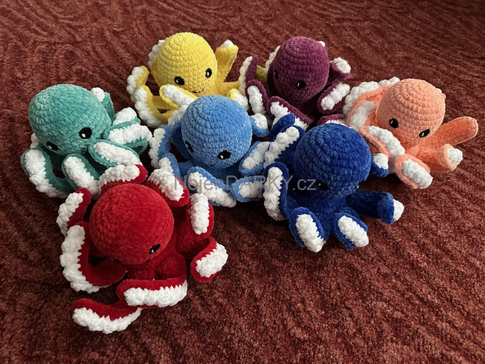 Luxusní chobotnička ŽLUTÁ extra hebká