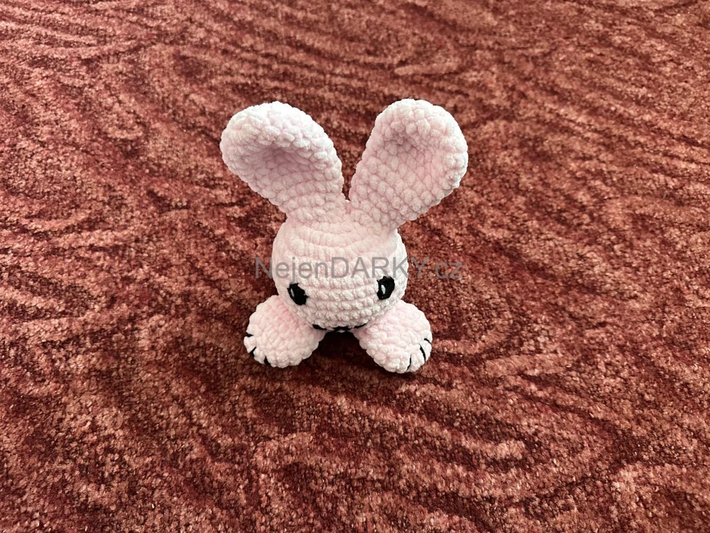 Králíček velký růžový extraměkký