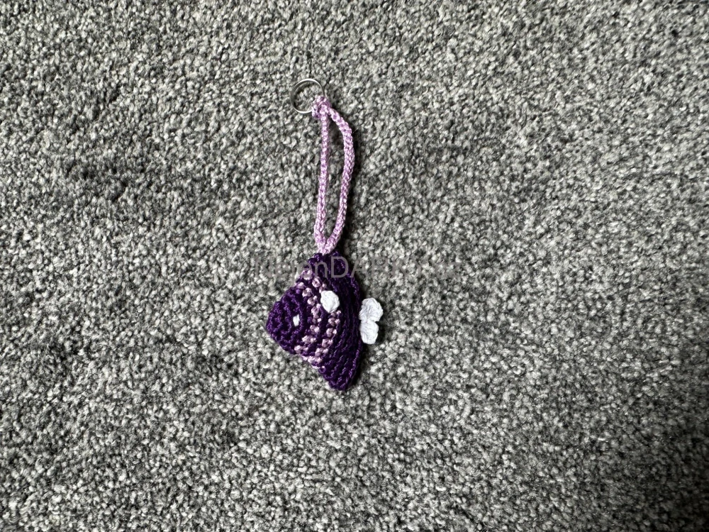 Přívěsek ke klíčům nebo na batoh - ryba