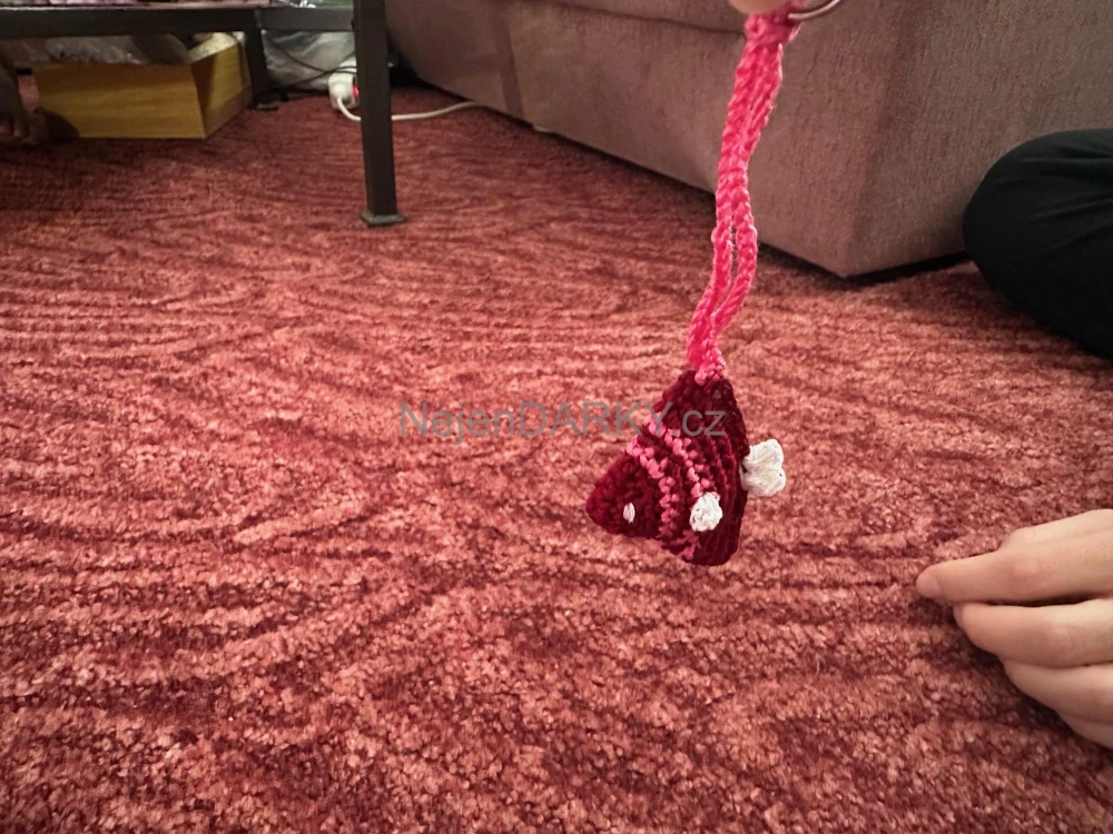 Přívěsek ke klíčům nebo na batoh - ryba