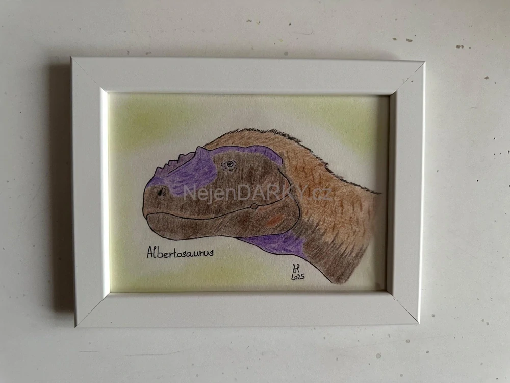 Obraz - Albertosaurus - pastel