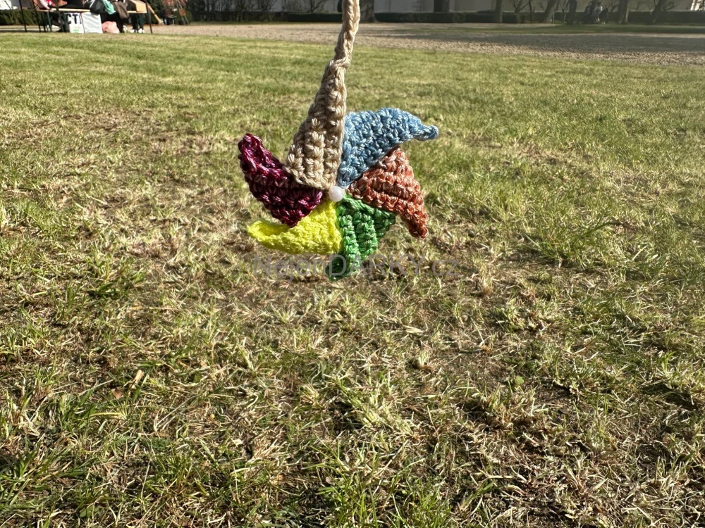 Přívěsek ke klíčům nebo na batoh - vrtule