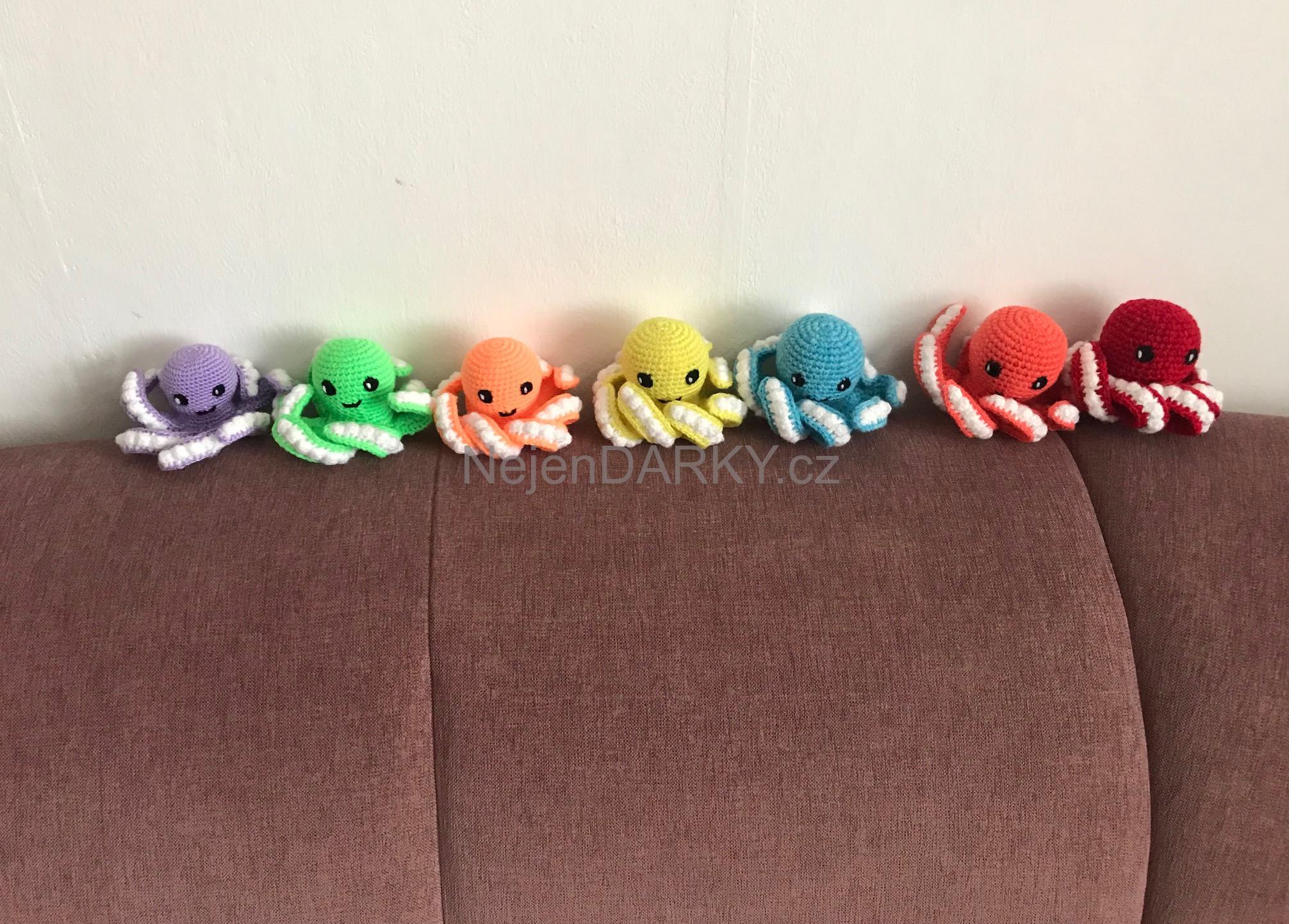 Krásná chobotnička MIMINKO - fialové