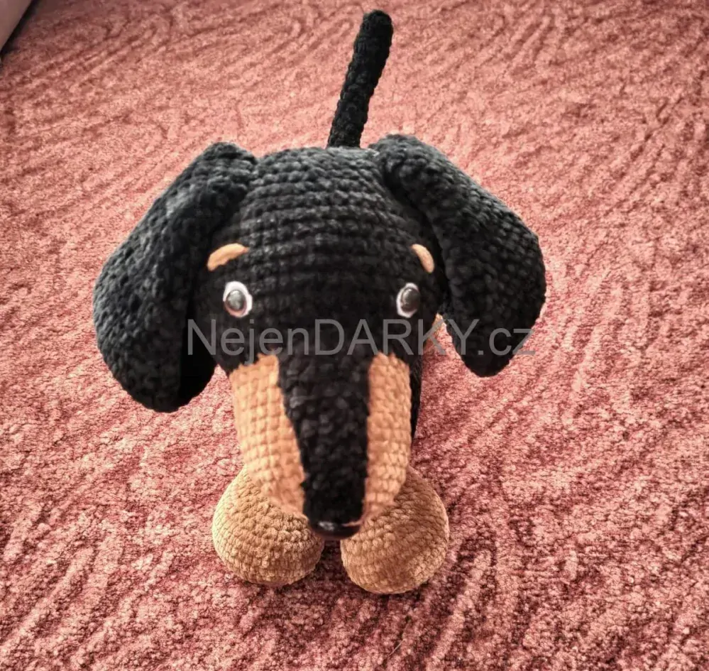 Jezevčík černý hebký - dokonalý dárek pro vaše děti