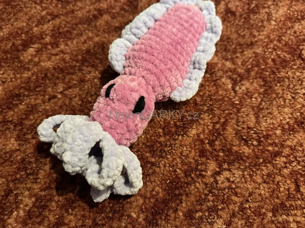 Originální hebká sépie - růžovošedá