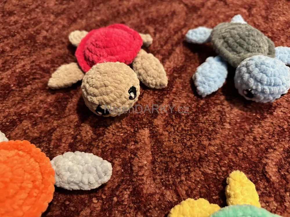 Roztomilá hebká želvička - modrošedá