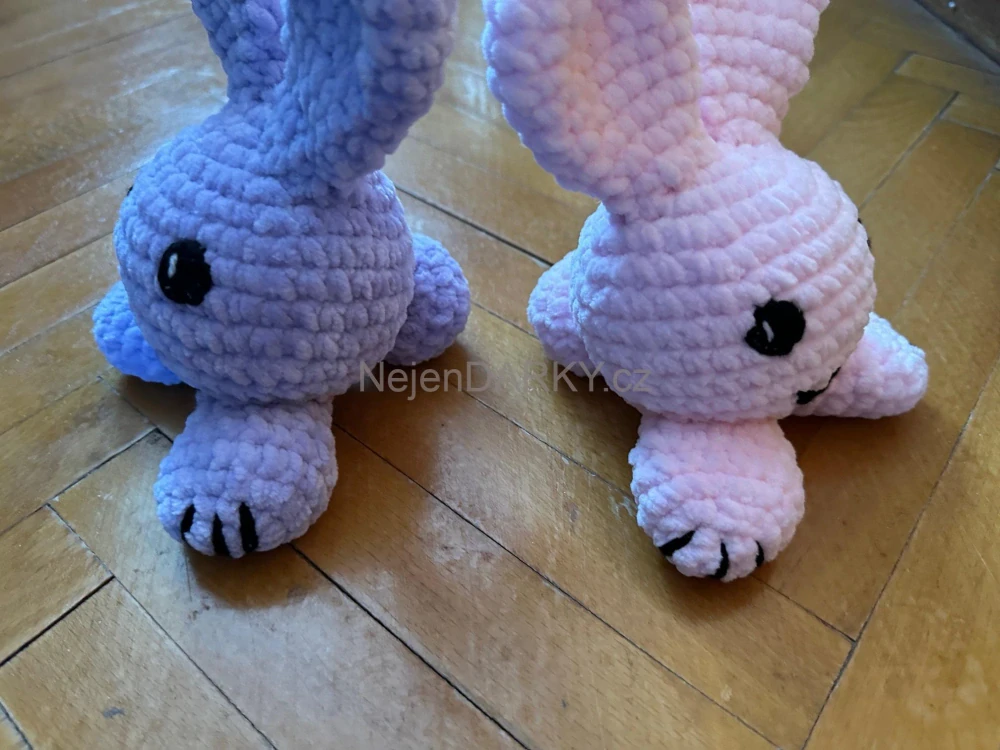 Králíček velký růžový extraměkký