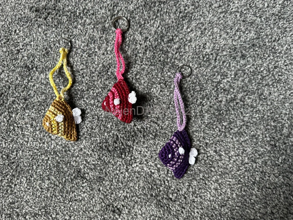 Přívěsek ke klíčům nebo na batoh - ryba