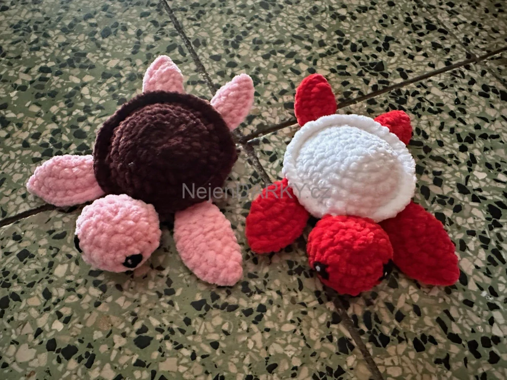 Dokonalá hebká želvička - růžovohnědá