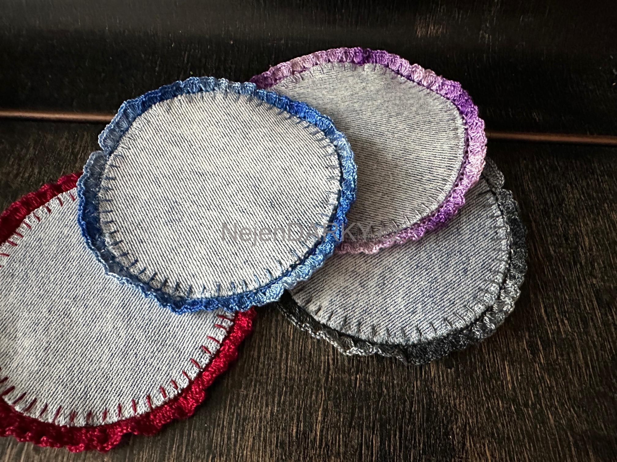 Prostírání pod šálky a skleničky - 1ks - červené