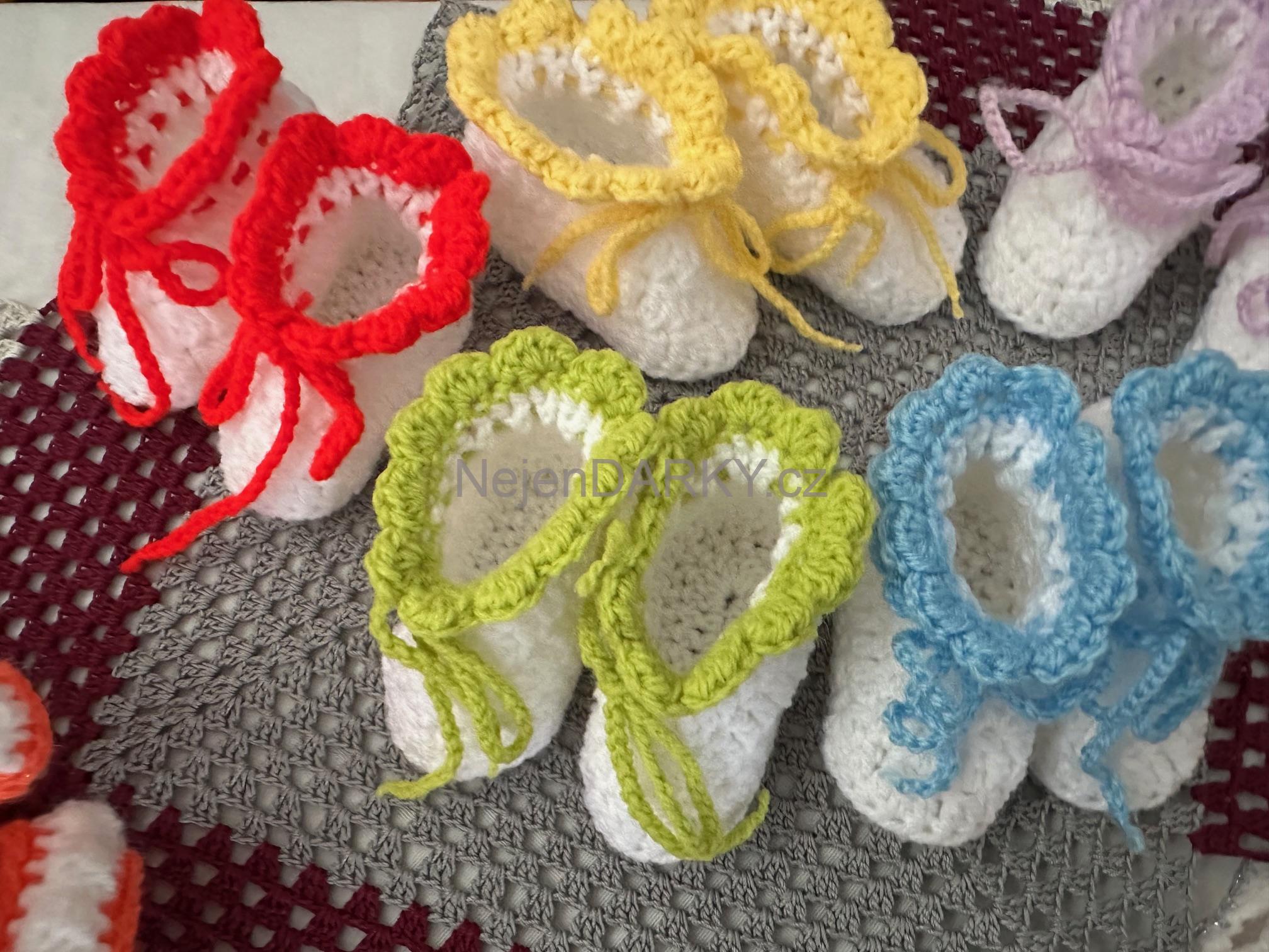 Papučky / bačkůrky věk 0-3 měsíce