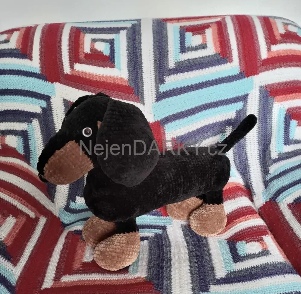 Jezevčík černý hebký - dokonalý dárek pro vaše děti