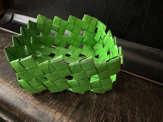 Papírový košík - dekorace i praktické využití