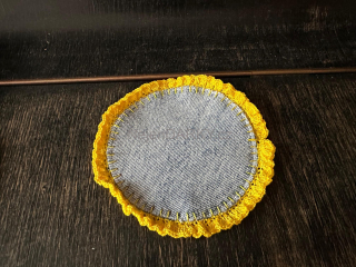 Prostírání pod šálky a skleničky - 1ks - žluté