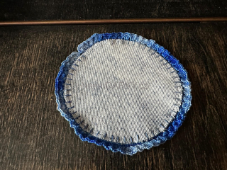 Prostírání pod šálky a skleničky - 1ks - modré