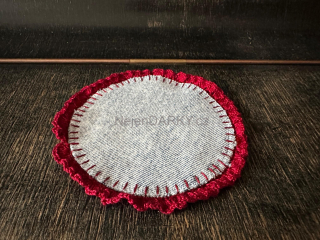 Prostírání pod šálky a skleničky - 1ks - červené