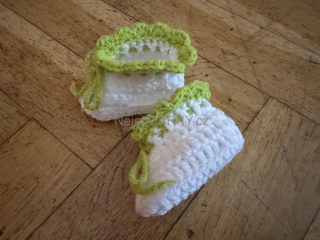 Papučky / bačkůrky věk 0-3 měsíce