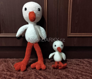 Velký extra hebký čáp