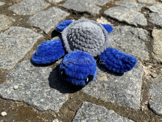 Roztomilá hebká želvička - modrošedá