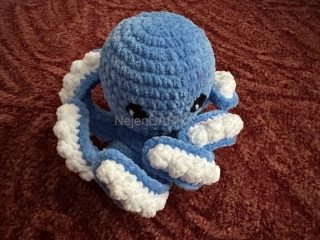 Luxusní chobotnička SVĚTLE MODRÁ extra hebká