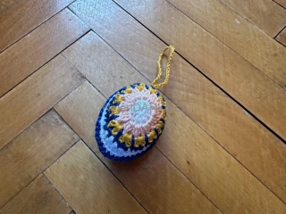 Luxusní háčkovaná kraslice