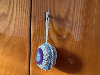 Luxusní háčkovaná kraslice