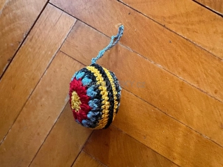 Luxusní háčkovaná kraslice