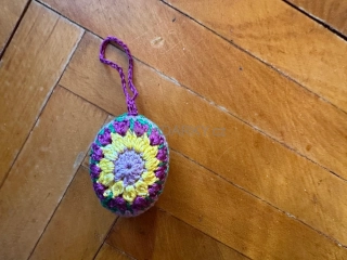 Luxusní háčkovaná kraslice