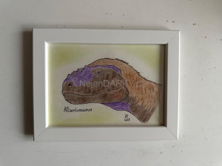 Obraz - Albertosaurus - pastel