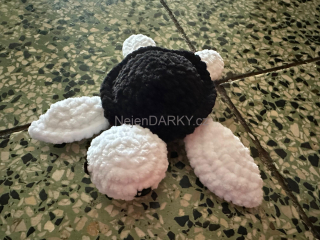 Dokonalá hebká želvička - bíločerná