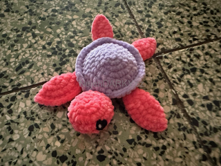 Dokonalá hebká želvička - růžovofialová