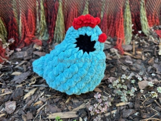 Hebká slepice tyrkysová