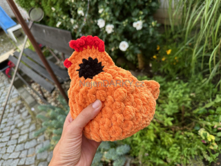 Hebká slepice oranžová